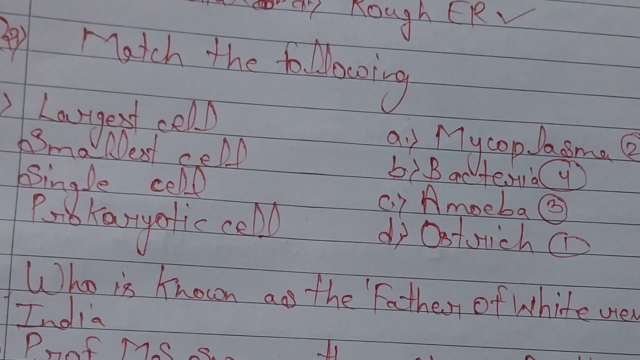 Class 9  PYQ Science