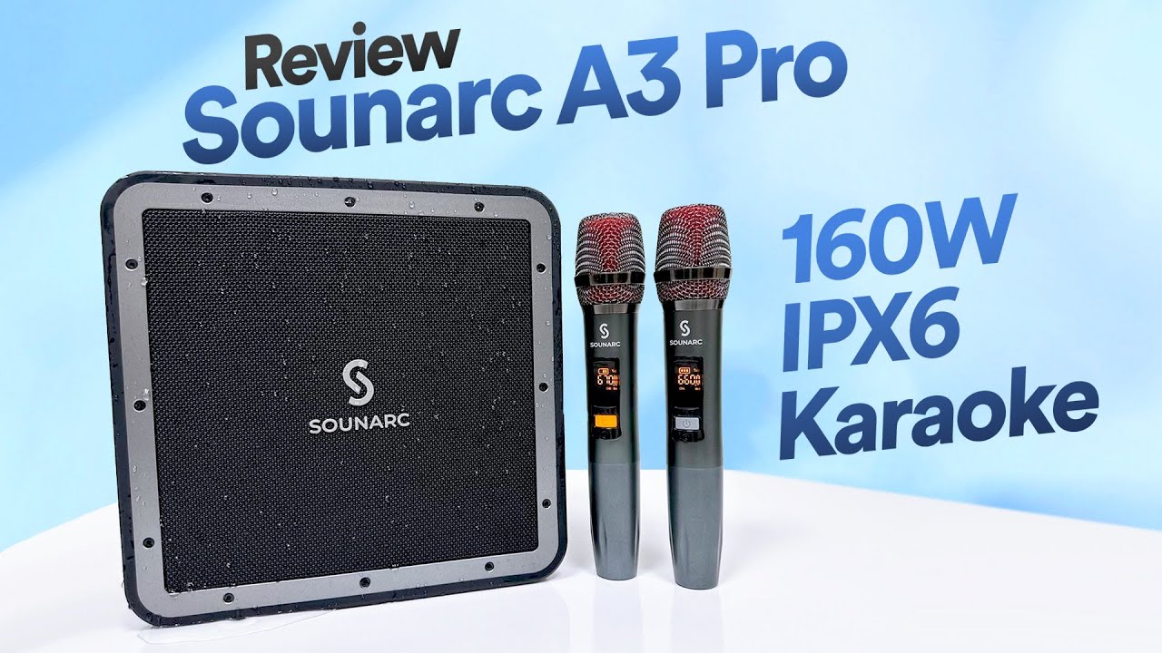 Review Sounarc A3 Pro giá 3 triệu: Loa Party, Karaoke 160W có IPX6!