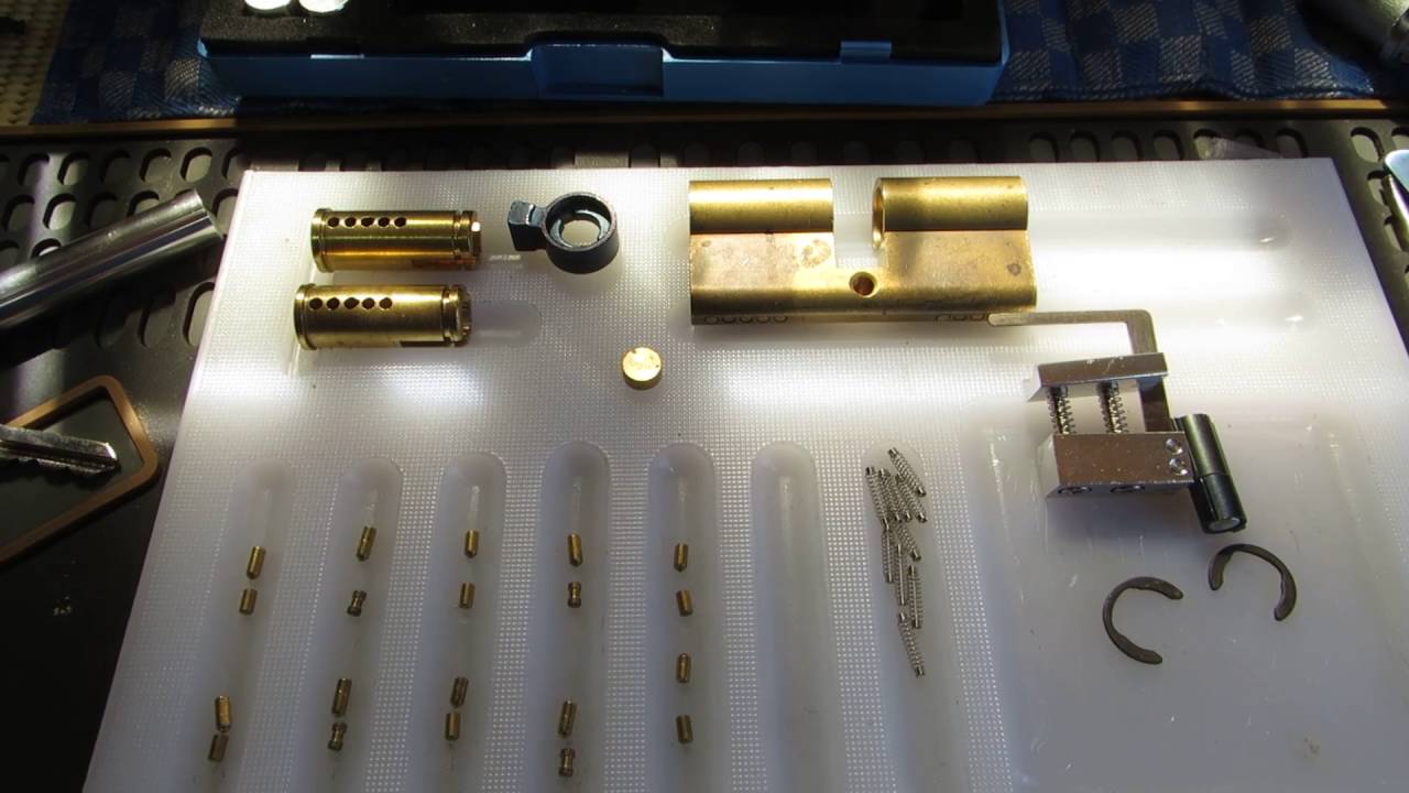 (8) How I Disassemble a Euro Cylinder