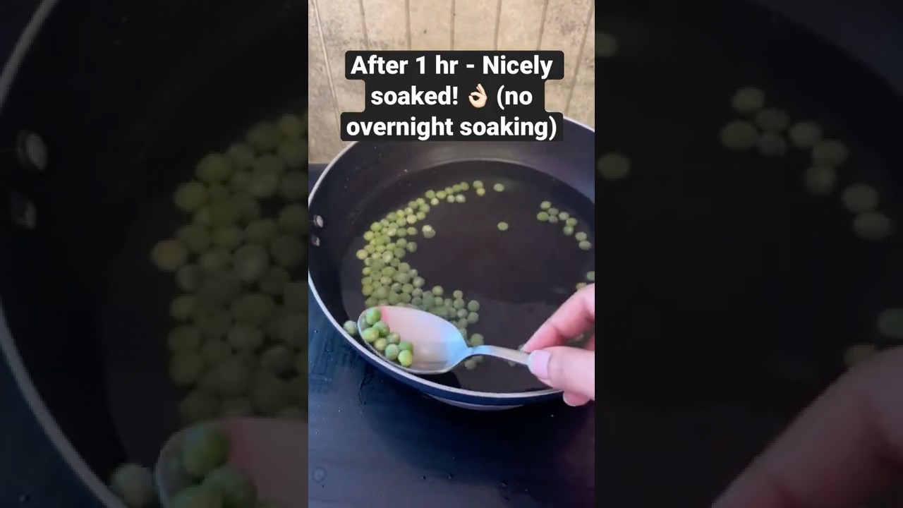 How to soak dried green peas in just 1 hour | no overnight soaking #shorts  #youtubeshorts #ytshorts