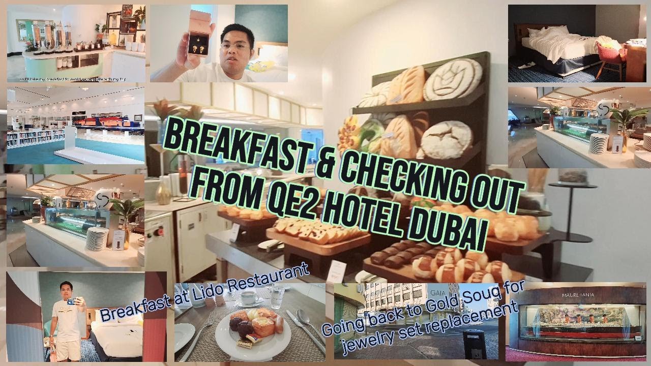Breakfast at Checking-Out from QE2 Hotel Dubai  #queenelizabeth2hotel #dubai