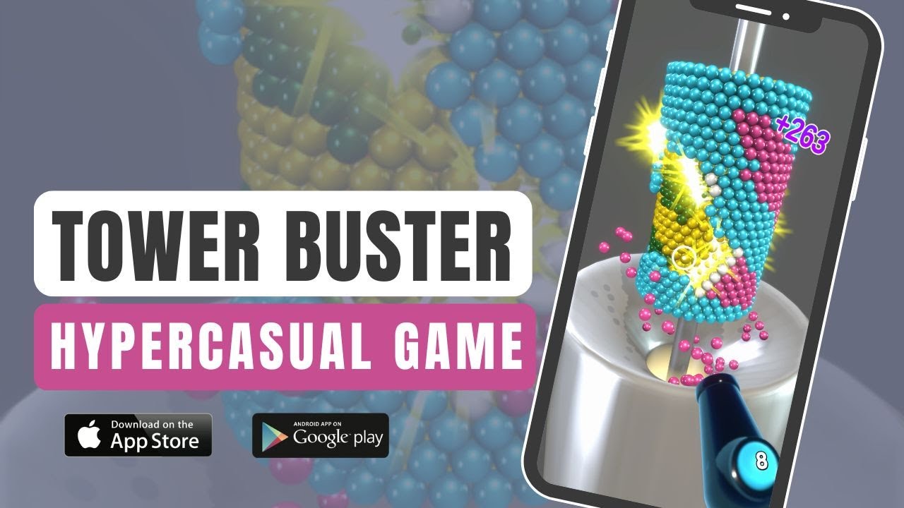 Tower Buster 📌🎈🎯 Gameplay, Android, iOS, Best Mobile Games