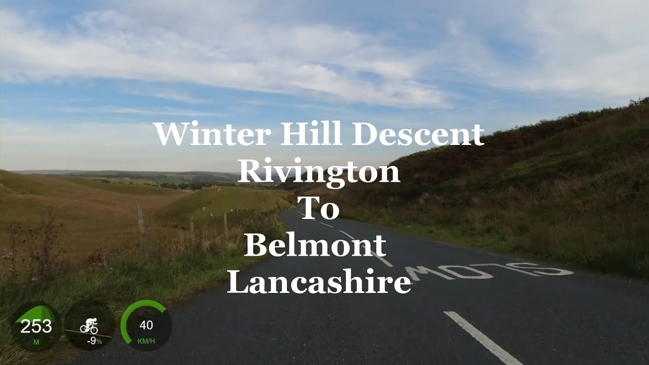 Cycling🚴Rivington To Belmont In Lancashire🚴With Data Overlays