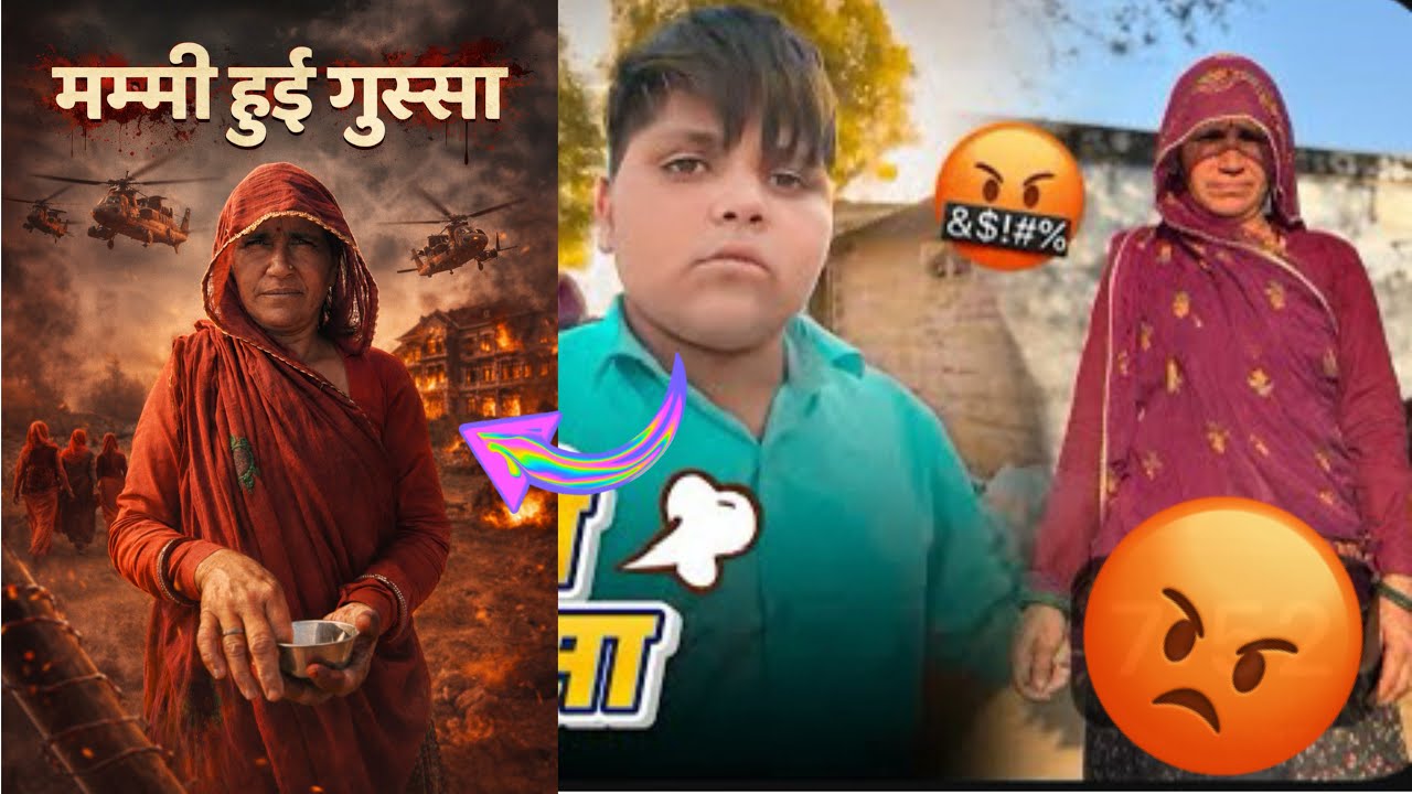 मम्मी को आया गुस्सा 😡!!mahipaldudi 