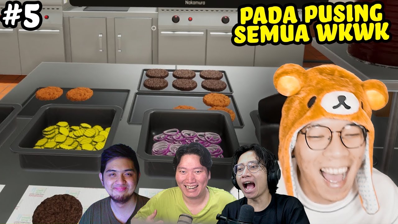 MULAI PADA PUSING SAMPE KECAPEAN - Fast Food Simulator Indonesia Part 5