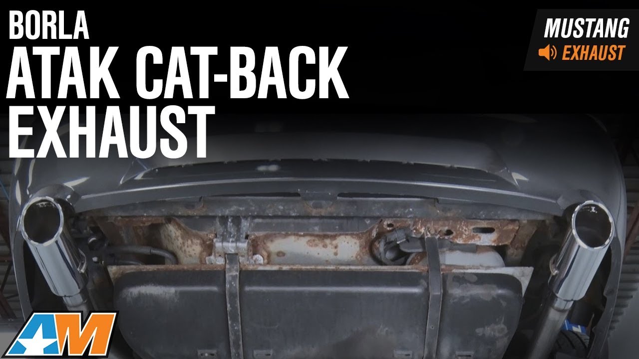 1999-2001 Mustang GT, Bullitt & Mach 1 Borla ATAK Cat-Back Exhaust Sound Clip & Install