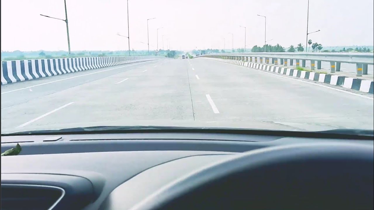 #trichy #chidambaram #highway #car #driving #4k #video #remote #places #agriculture #landscape 