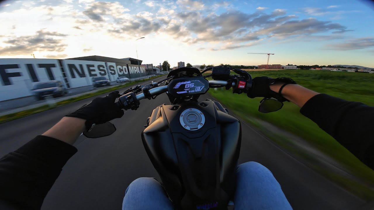 My NEW DJI Osmo ACTION 4 SETTINGS 🔥 | YAMAHA MT 07 2021 | POV