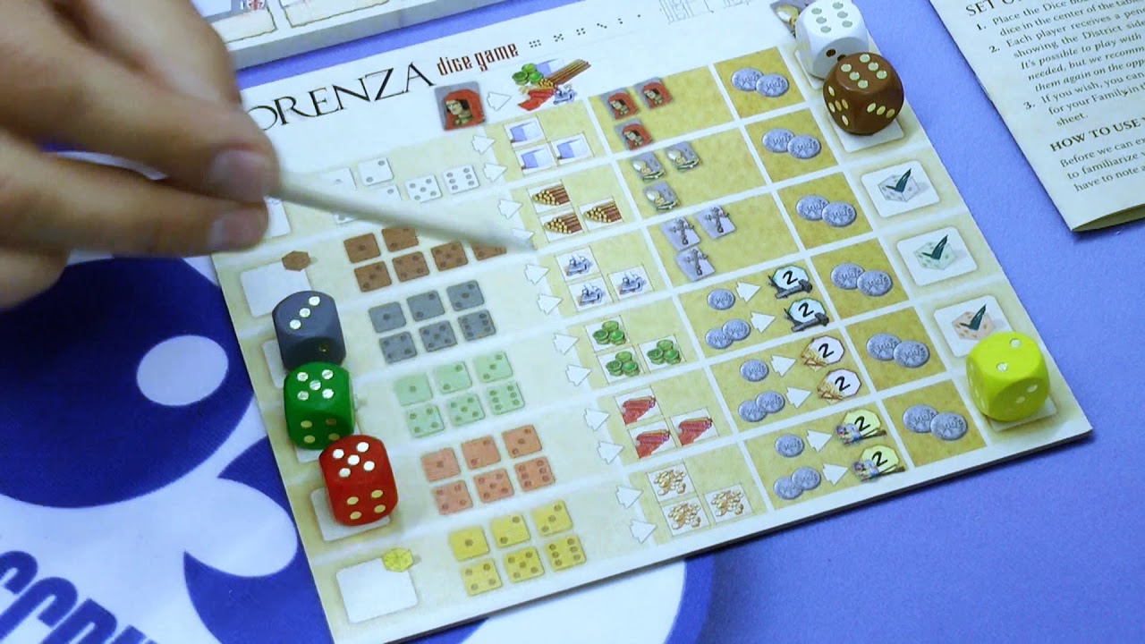 Florenza Dice Game (Placentia Games, Post Scriptum) / Essen 2019