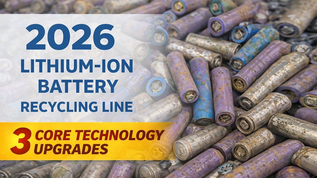 2026 Lithium-ion Battery Recycling Line | Three Core Technology Upgrades
