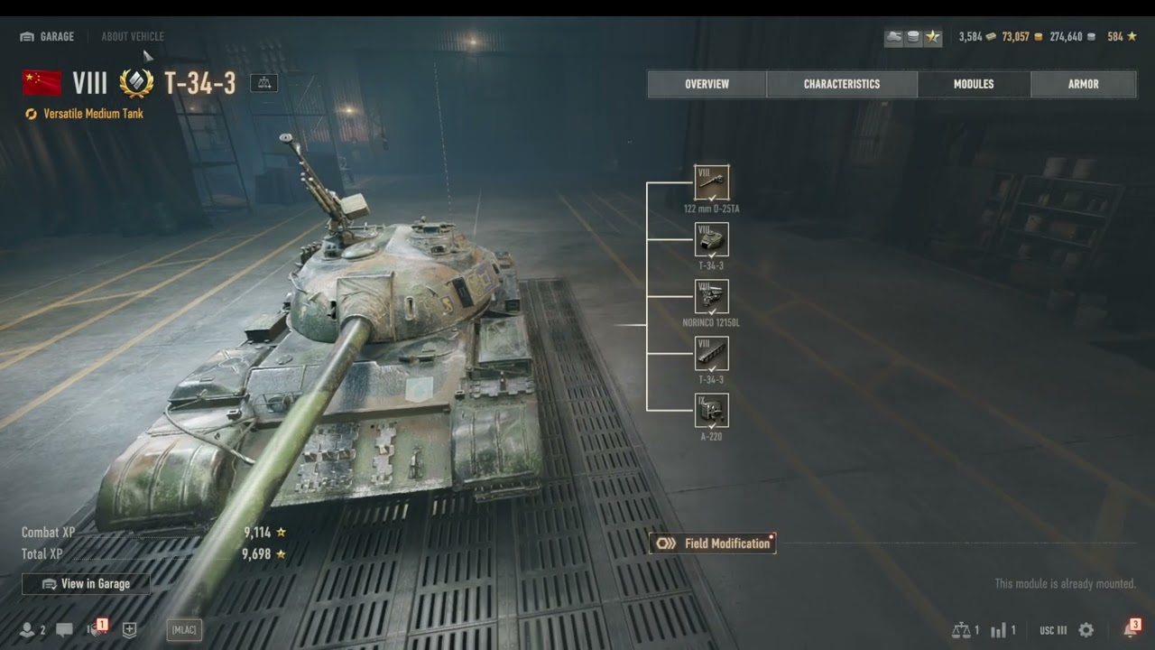 Обзор танка T34-3 в World Of Tanks и геймплей.
