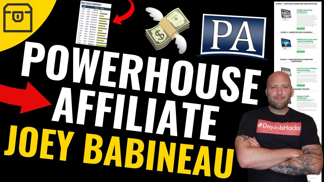 Powerhouse Affiliate Review by Joey Babineau - CPA Affiliate Marketing