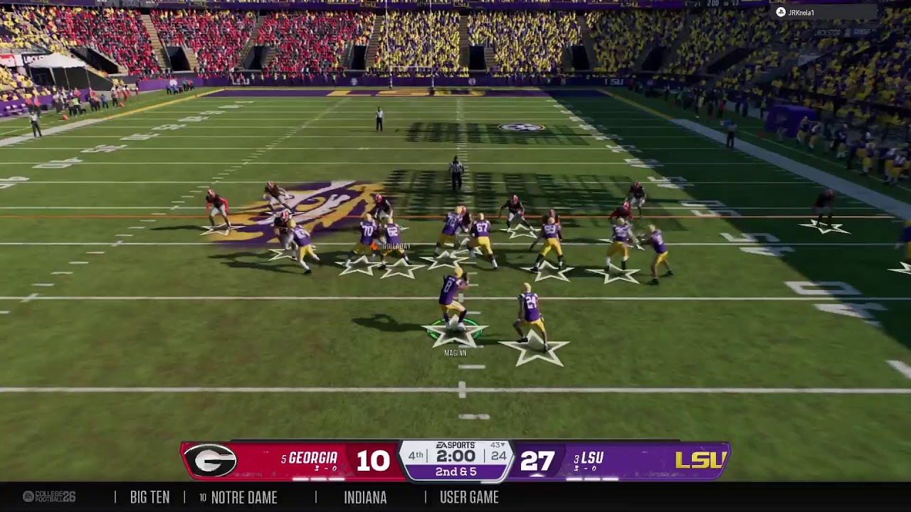 Season 7 Week 5 vs LSU - R2NC