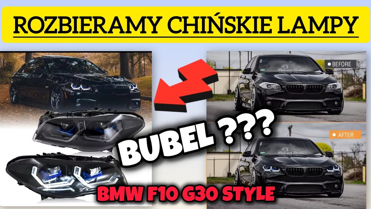 Zaglądamy jak zbudowane są tanie Chińskie Lampy Full Led do BMW F10 🔥🔥🔥