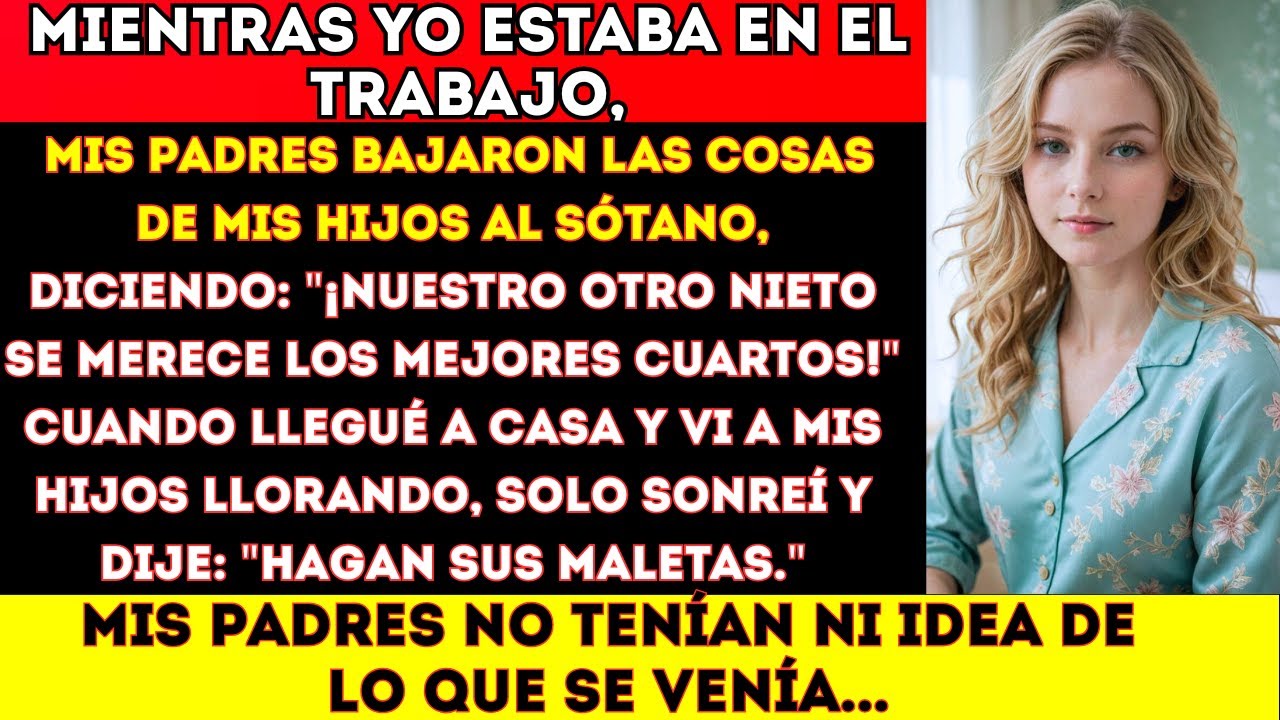 “Mis padres corrieron a mis hijos por su nieto 'favorito'... pero no sabían lo que venía.”