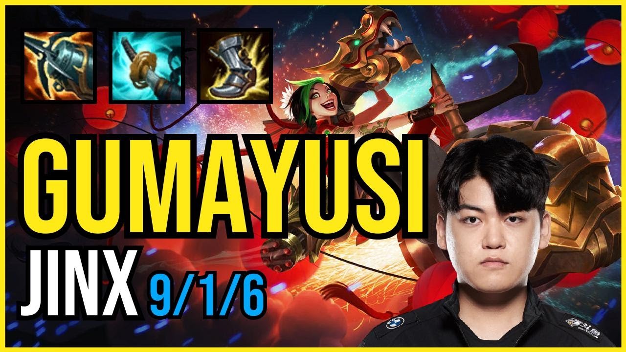 GUMAYUSI - JINX - KR Challenger - Patch 11.5 QUADRAKILL