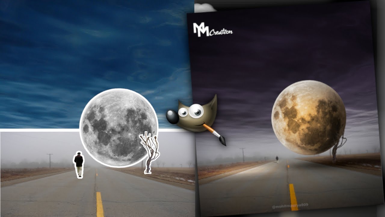 Surreal GIMP Manipulation Tutorial Photoshop editing in GIMP | Codingcreator