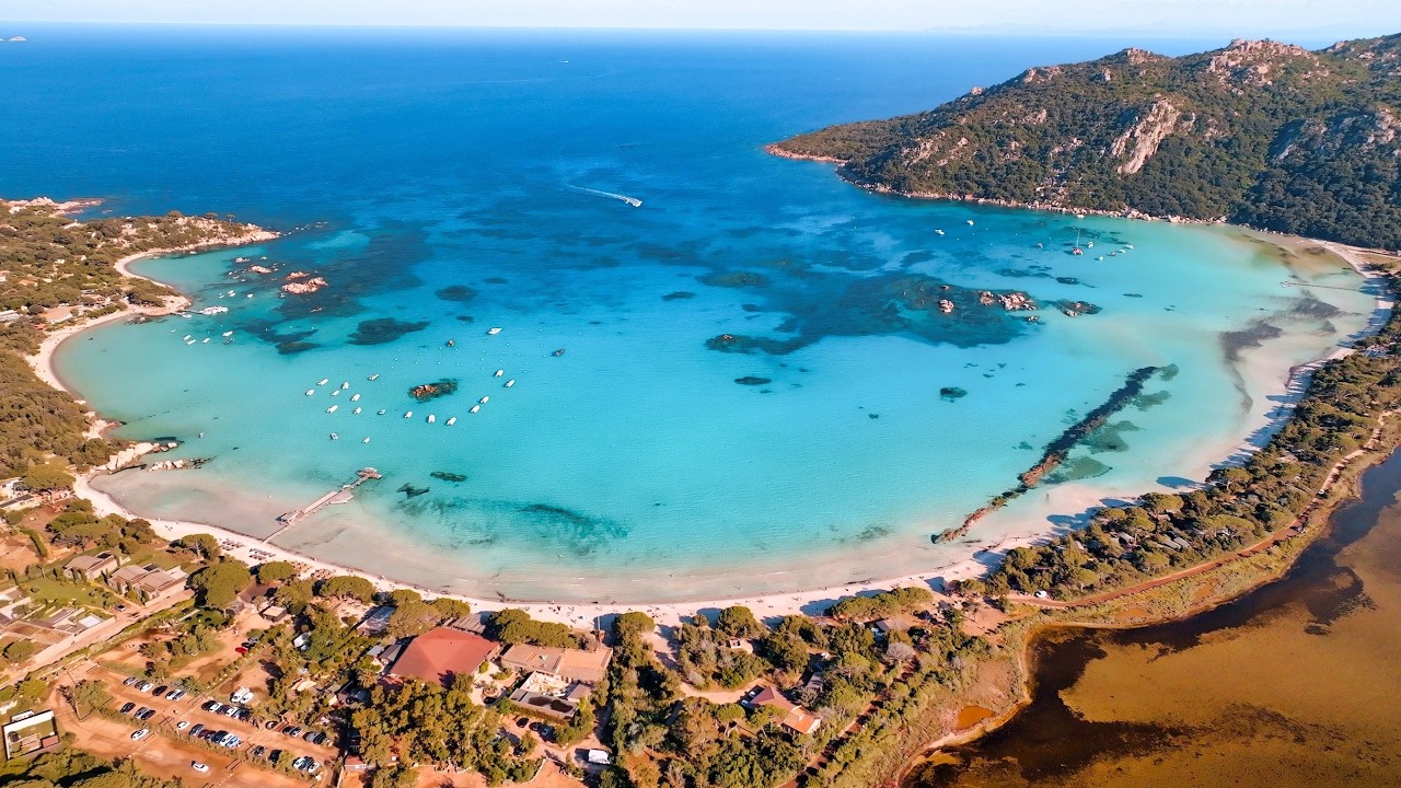 Santa Giulia Beach, Corsica | Aerial Views in 4K