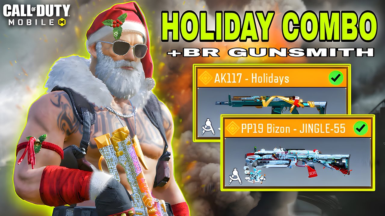 КОМПЛЕКТ ОРУЖЕЙНОГО ОБОРУДОВАНИЯ HOLIDAYS 🎄 AK117 + PP19 BIZON | ЛУЧШИЙ ОРУЖЕЙНЫЙ КОМПЛЕКТ CODM BR