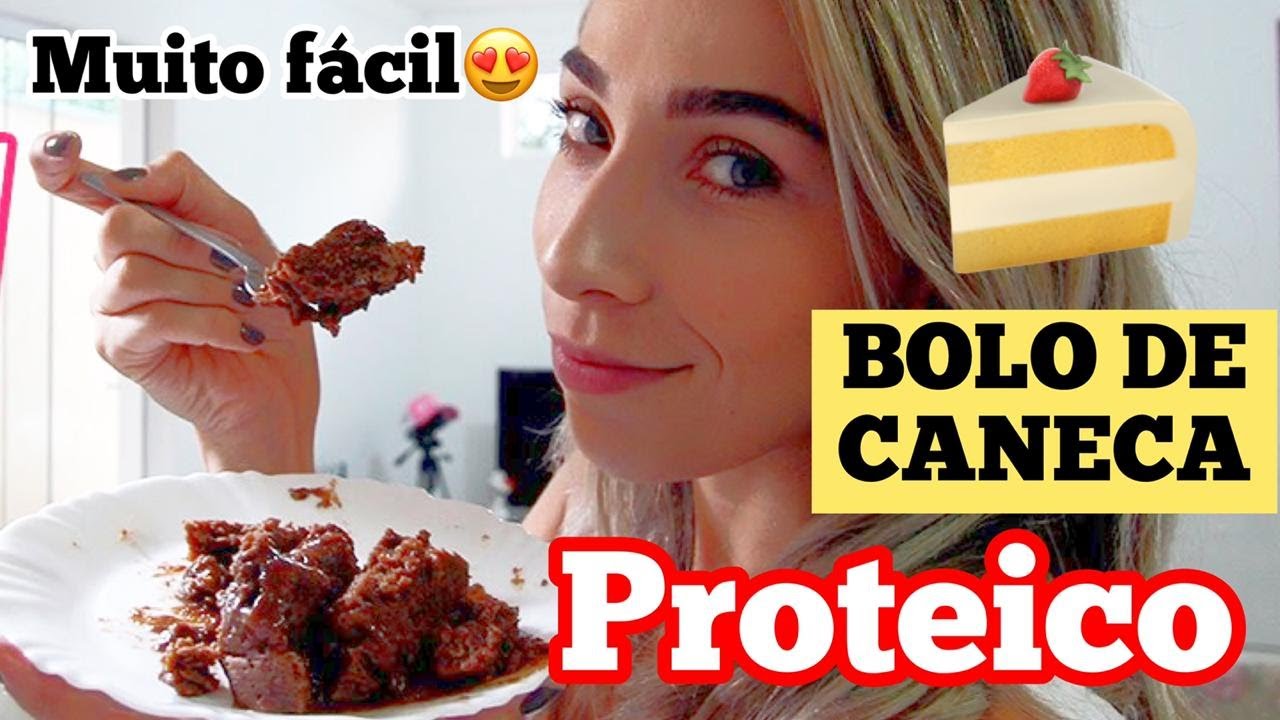 BOLO DE CANECA WHEY PROTEIN - MUITO FÁCIL