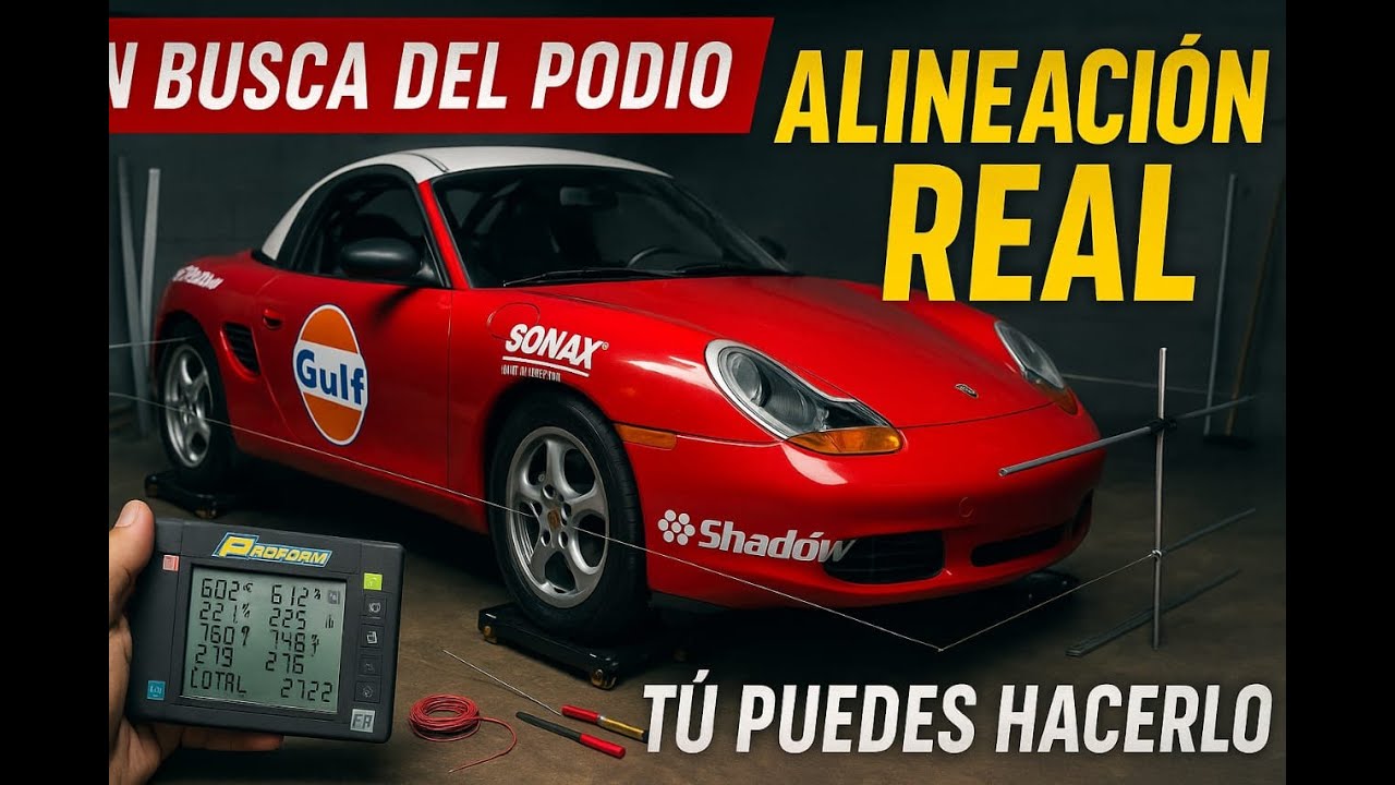 EN BUSCA DEL PODIO: Así se alinea un auto de carreras de verdad ¡Y TÚ PUEDES HACERLO!