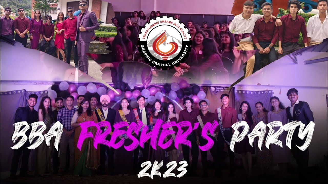 BBA FRESHERS PARTY🎉🔥 (Part-1) | GRAPHIC ERA HILL UNIVERSITY♥️ I TUSHAR RAUTELA✨