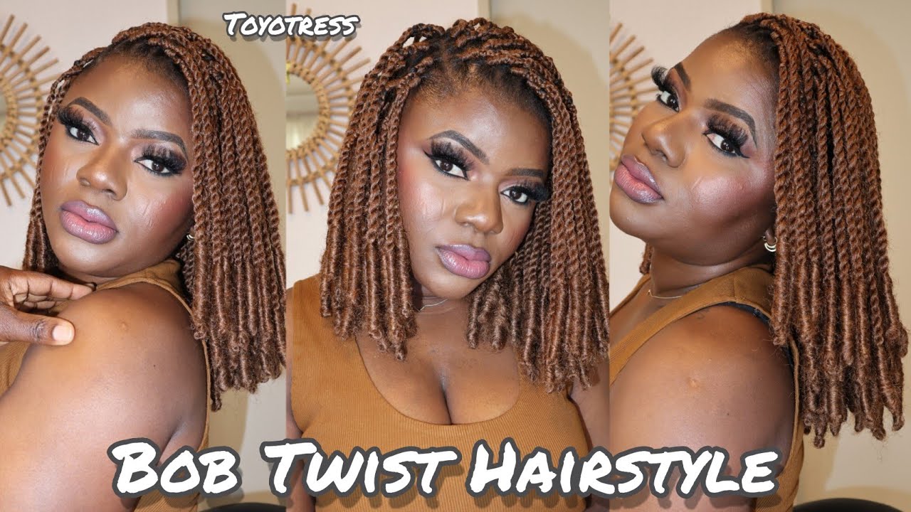 2023 Spring/Summer Hairstyle Friendly | Bob Twist Braids Hairstyles | Toyotress | Dilias Empire.