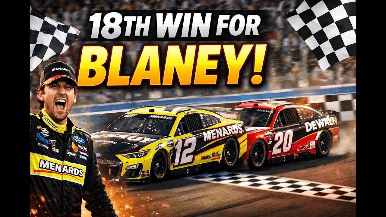 Ryan Blaney’s Epic Phoenix Comeback | 18th NASCAR Win | Straight Talk 500 2026