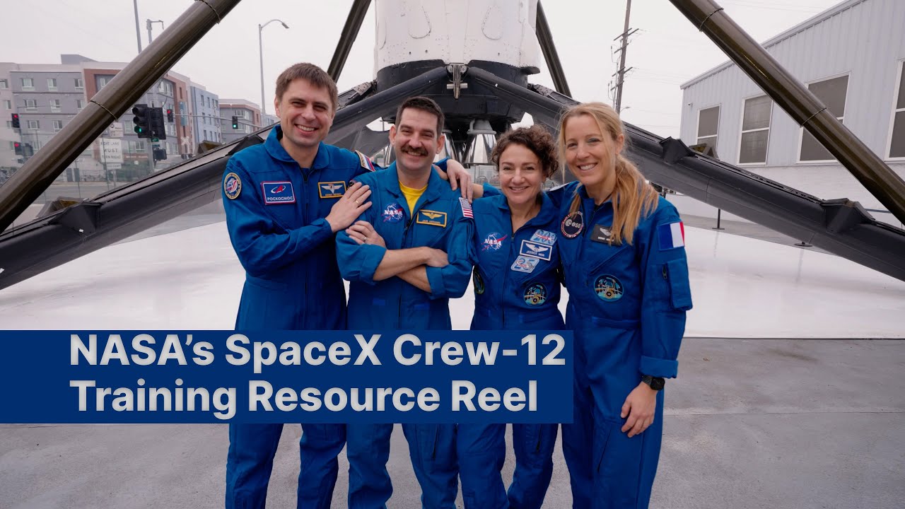 NASA's SpaceX Crew-12 Training Resource Reel