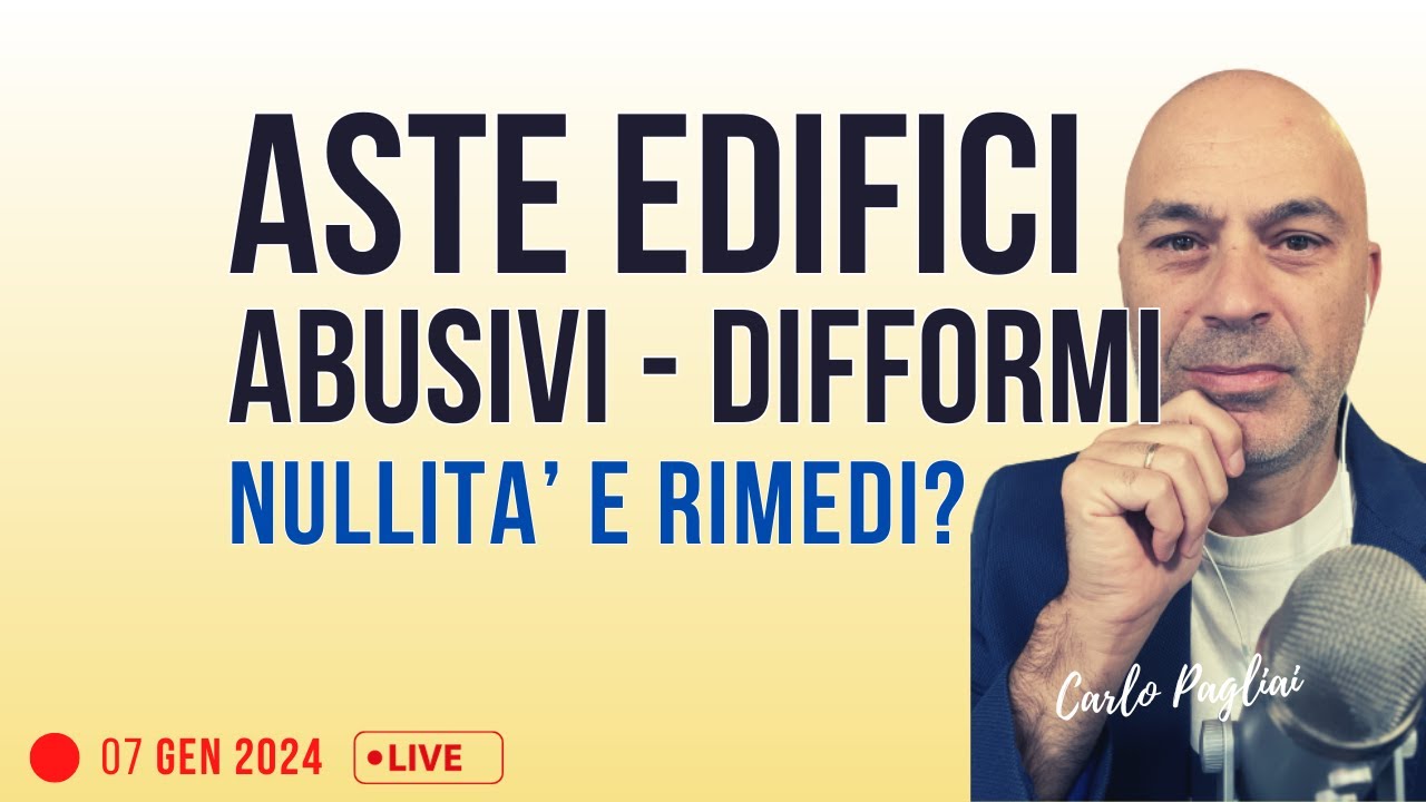 Aste giudiziarie e nullità per abusi edilizi sull'immobile