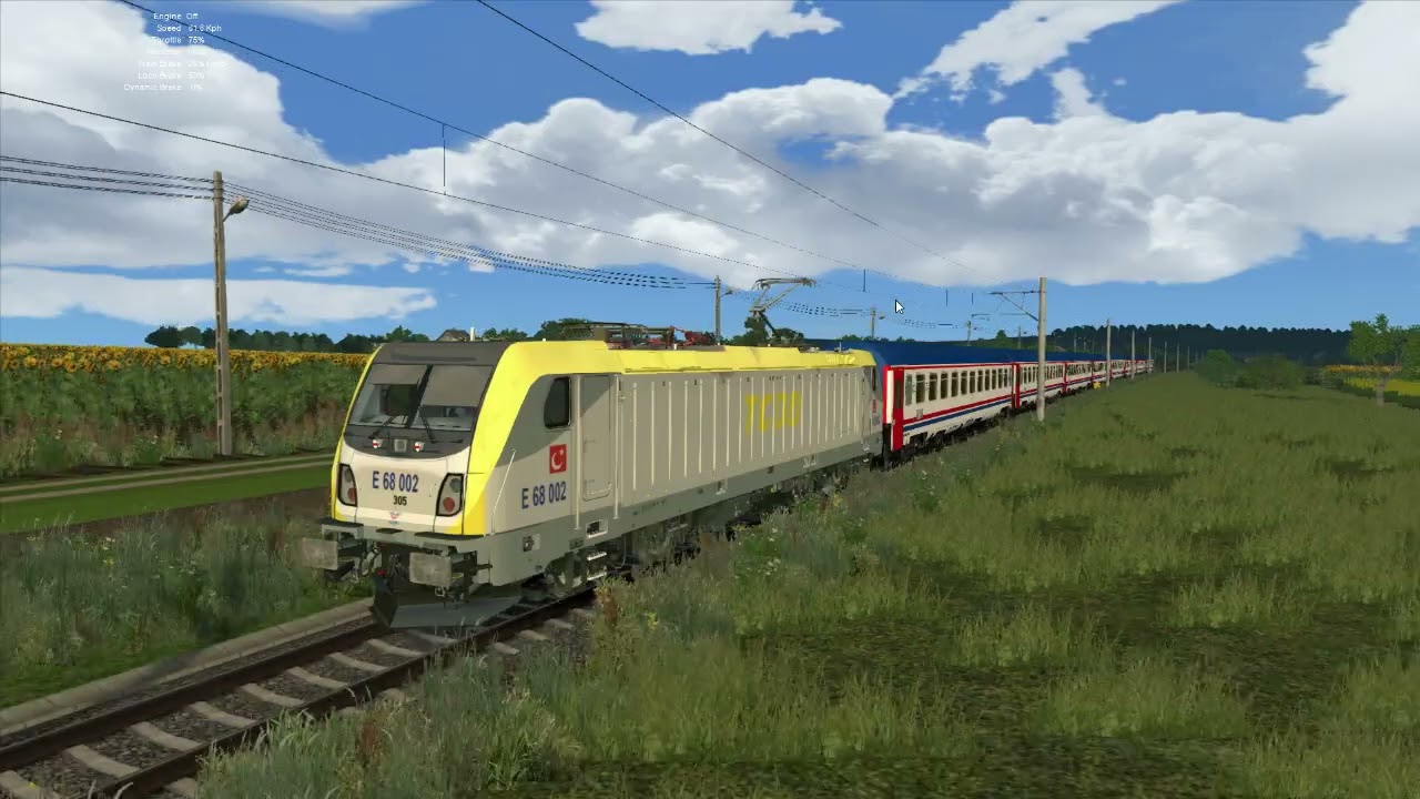 Train Simulator ll Part1: Çatalca-Kabakça arası yolculuk.