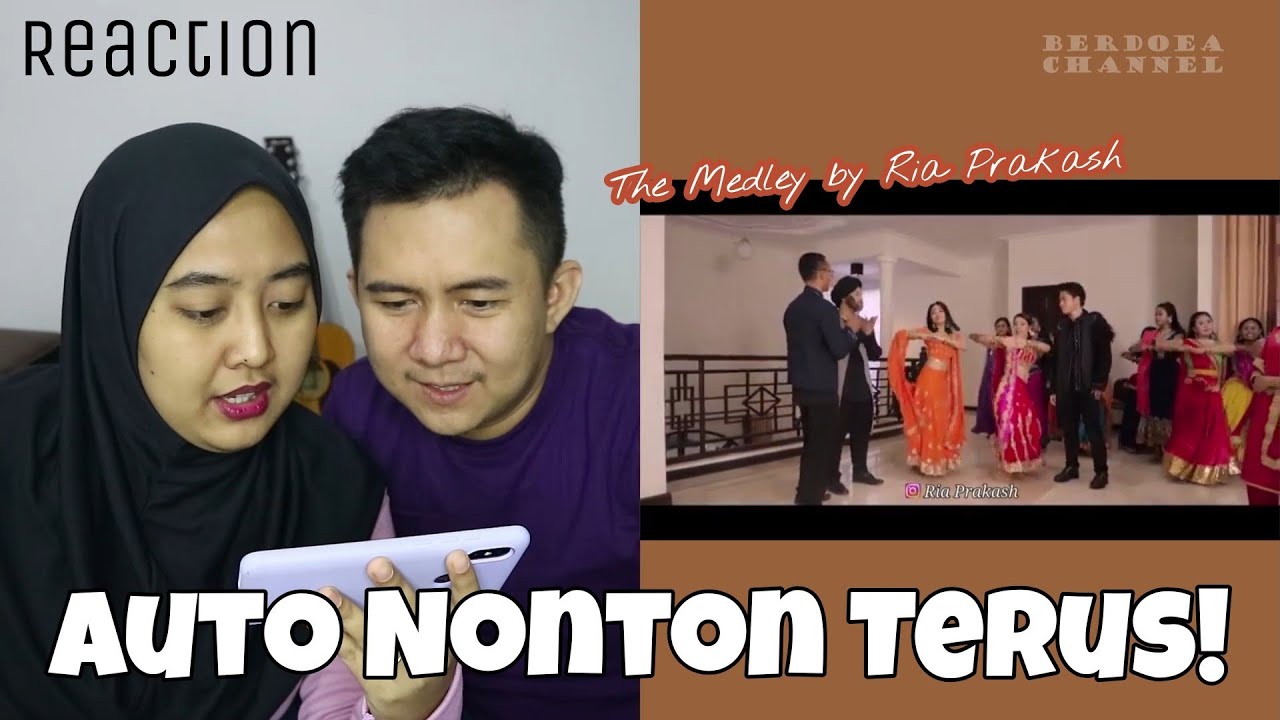 REACTION - THE MEDLEY BY RIA PRAKASH | VERSI INDONESIA