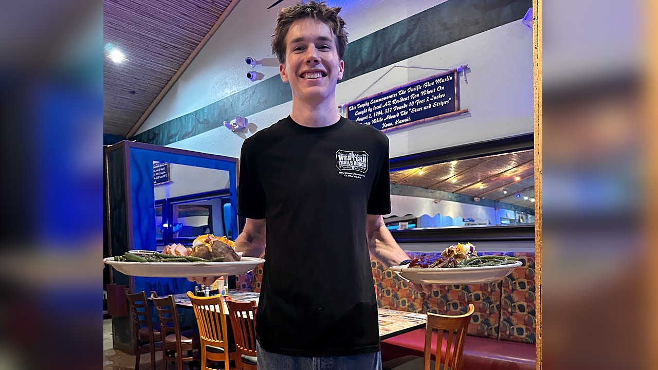 Visiting Bryce at Work One Last Time Before College