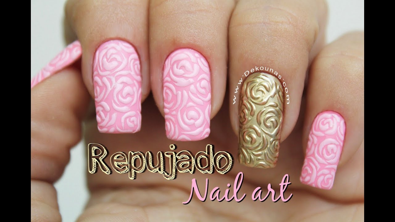 Clase #23 Uñas Efecto Repujado  ♥ Deko Uñas