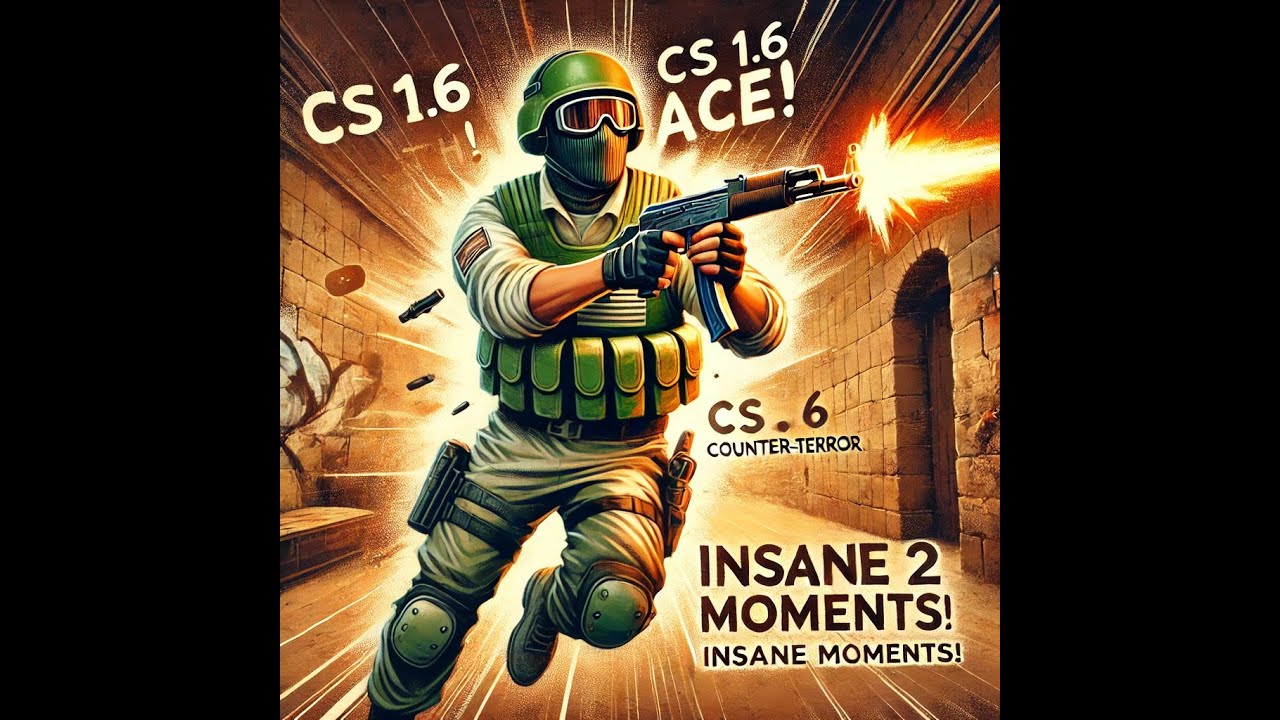 INSANE AWP SHOTS in CS 1.6! | Old School FPS Highlights on de_dust2