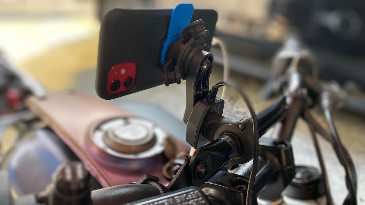 DIY: QuadLock Motorcycle USB Charger Installation on my Husqvarna Svartpilen 401
