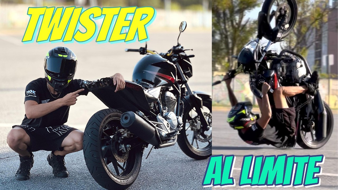 !!!CB TWISTER AL LIMITE / VOLVERÁ ??? !!!! #stuntargentino #cb250 #motovlog #gopro #bikelife 