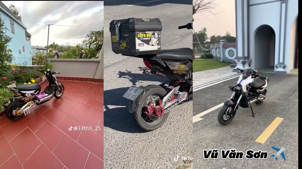 Tổng hợp những chiếc xe điện độ đẹp nhất tiktok Vũ Văn Sơn ✈️ Tiktok 
