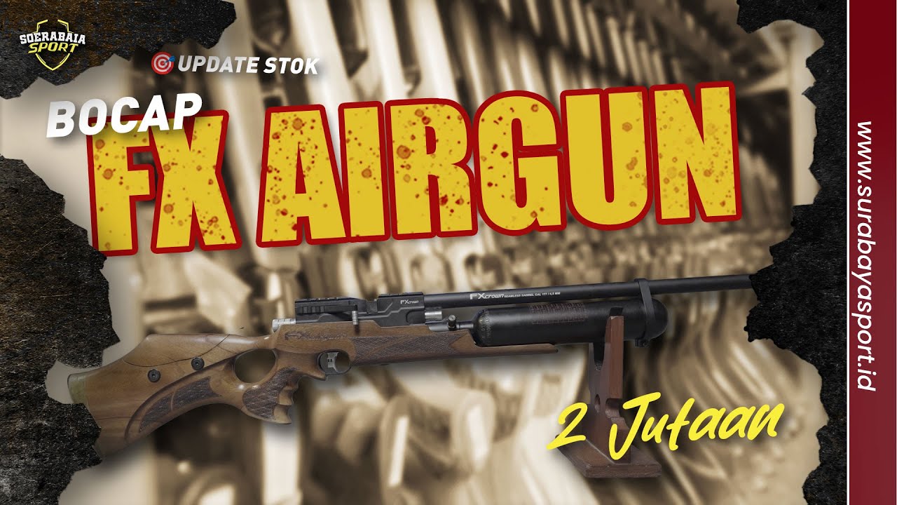 RESTOK KEMBALI BOCAP FX AIRGUN RV !! HARGA TERJANGKAU DENGAN KUALITAS YANG TETAP JADI FAVORIT !!
