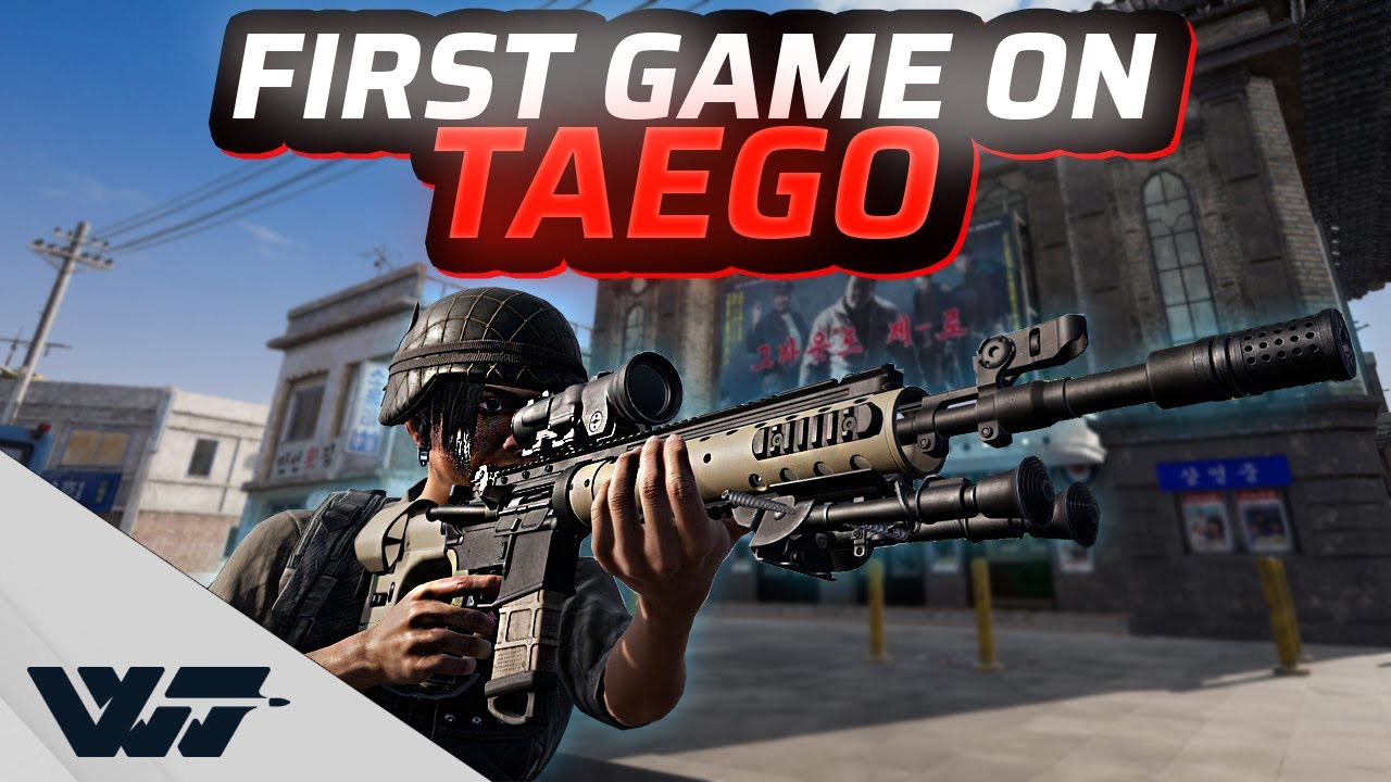 MY FIRST GAME ON TAEGO EVER - The new AMAZING 8x8 Map - PUBG