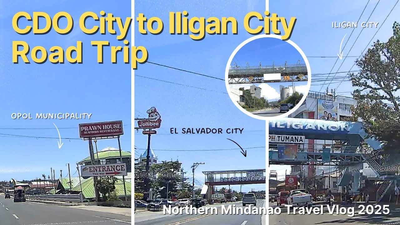 Northern Mindanao Travel Vlog 2025: From Cagayan de Oro City to Iligan City Scenic Coastal Road Trip