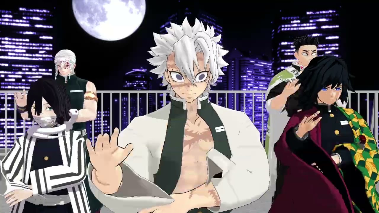 【#鬼滅のMMD】Beat Eater【不死川実弥・冨岡義勇・伊黒小芭内・甘露寺蜜璃・胡蝶しのぶ・煉獄杏寿郎・時透無一郎・宇随天元・悲鳴嶼行冥ほか】