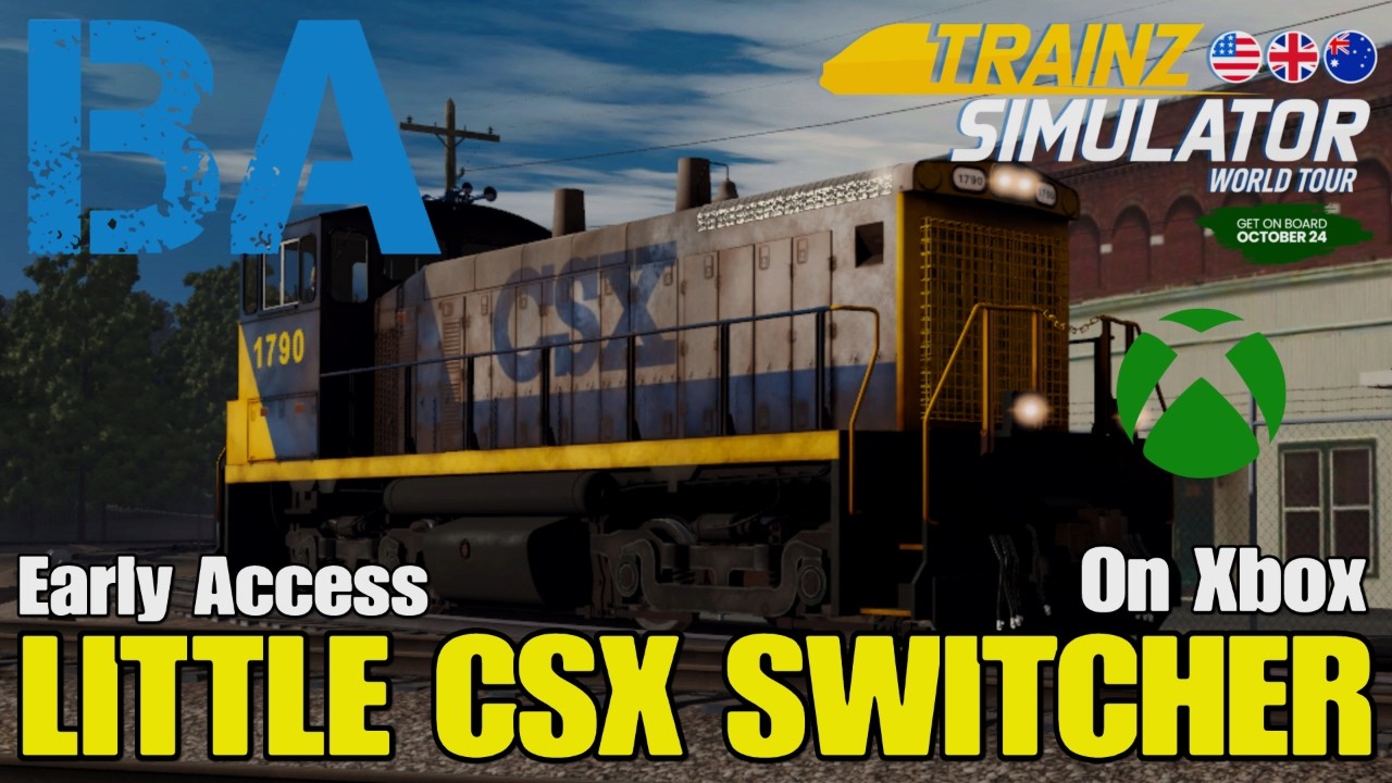 ПЕРЕКЛЮЧЕНИЕ В УГОЛЬНОЙ СТРАНЕ — НОВЫЙ Trainz World Tour на XBOX SERIES X — Ранний доступ