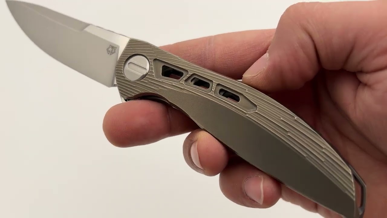 Shirogorov Knives NeoniX Custom Division - M398 Blade - Titanium Handle - SRRBS Knife From Recon 1