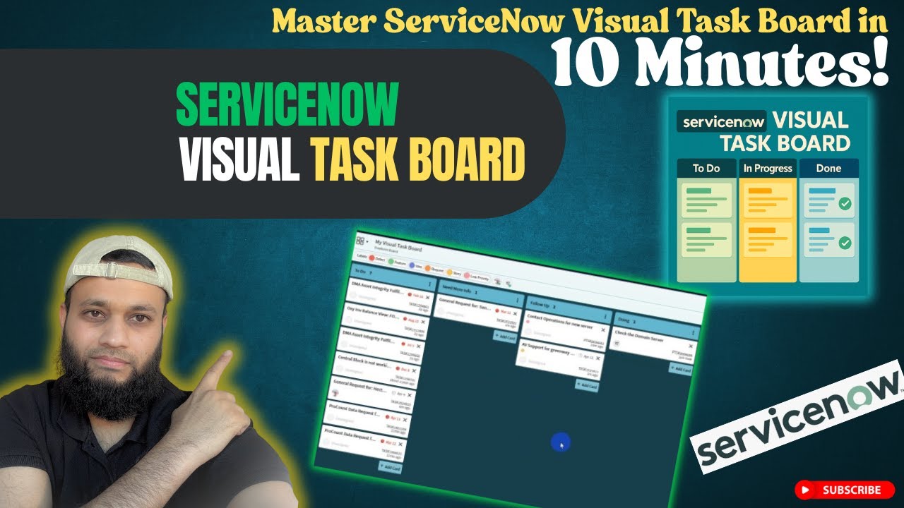 Master ServiceNow Visual Task Board in 10 Minutes!