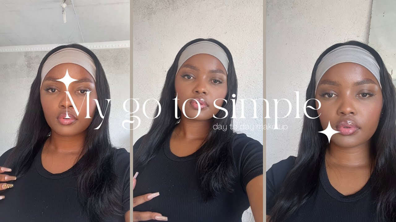 My go to simple day to day make up look 🌸