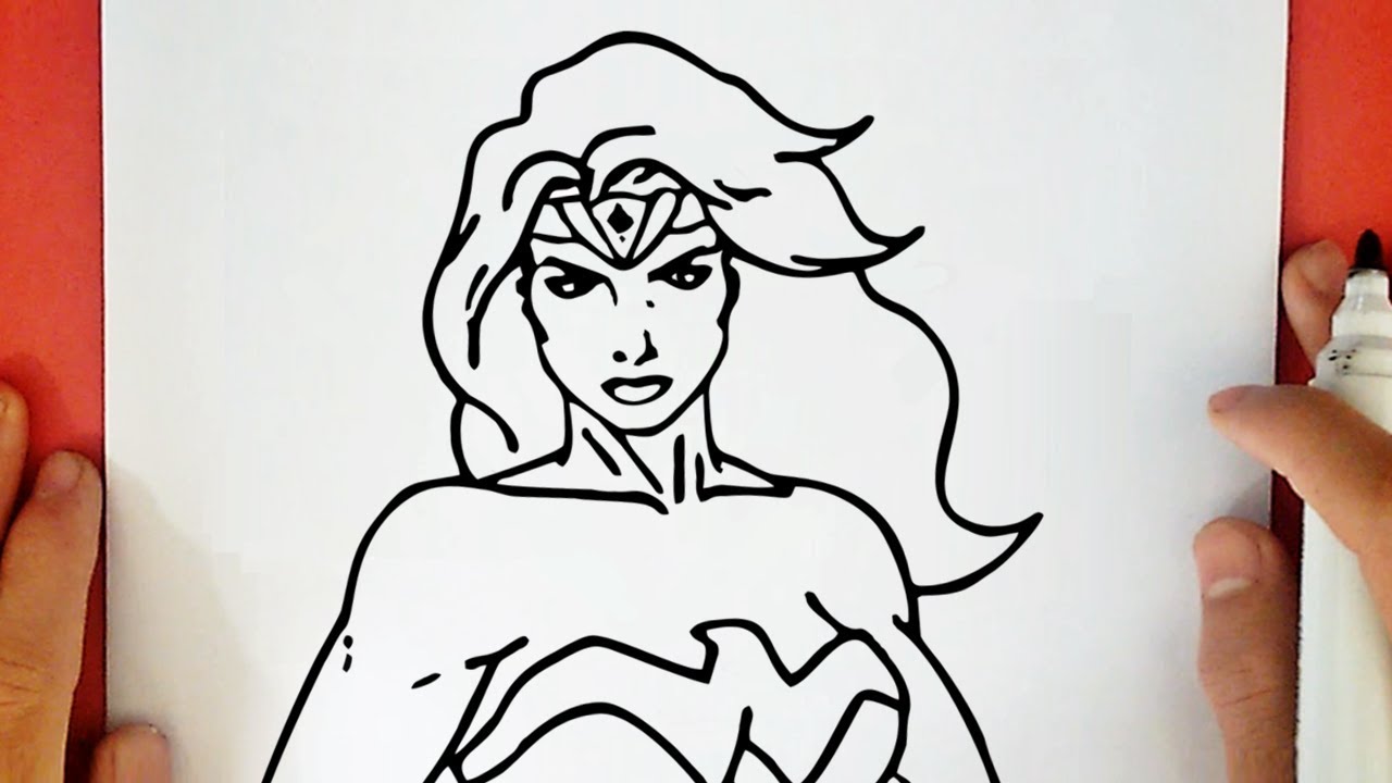 COMMENT DESSINER WONDER WOMAN DE JUSTICE LEAGUE