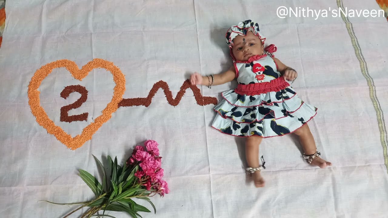 My baby girl photoshoot 😍 💕 # baby photoshoot ideas at home
