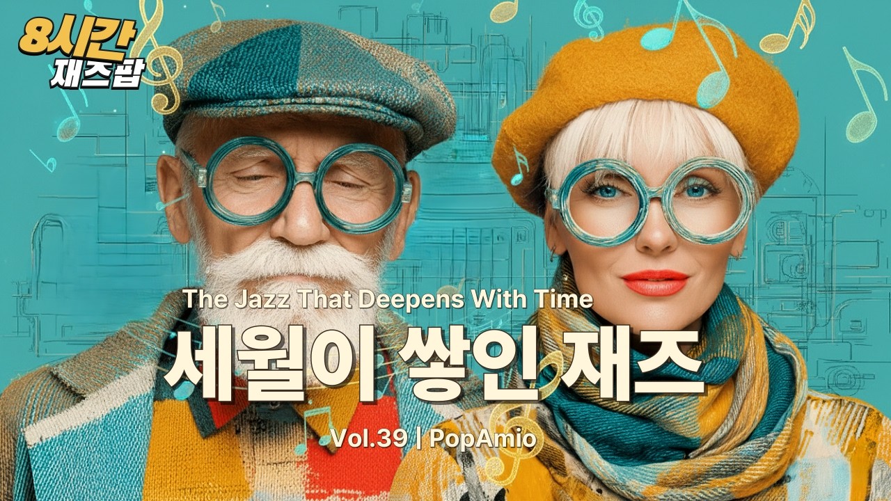 8시간 재즈팝 | 세월이 쌓인 재즈 Vol.39 – The Jazz That Deepens With Time | PopAmio