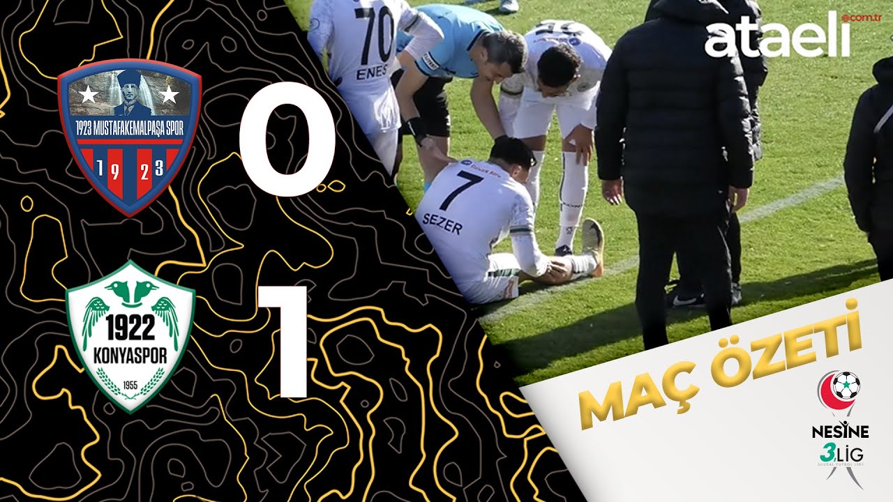 1923 Mustafakemalpaşaspor-1922 Konyaspor Nesine 3. Lig | Maç Özeti